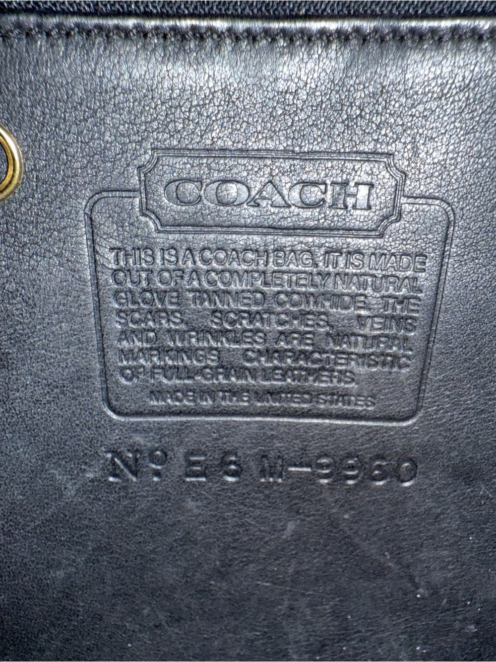 Vintage Coach Daybag - Glove-Tanned Leather Backpack - Picture 7 of 7